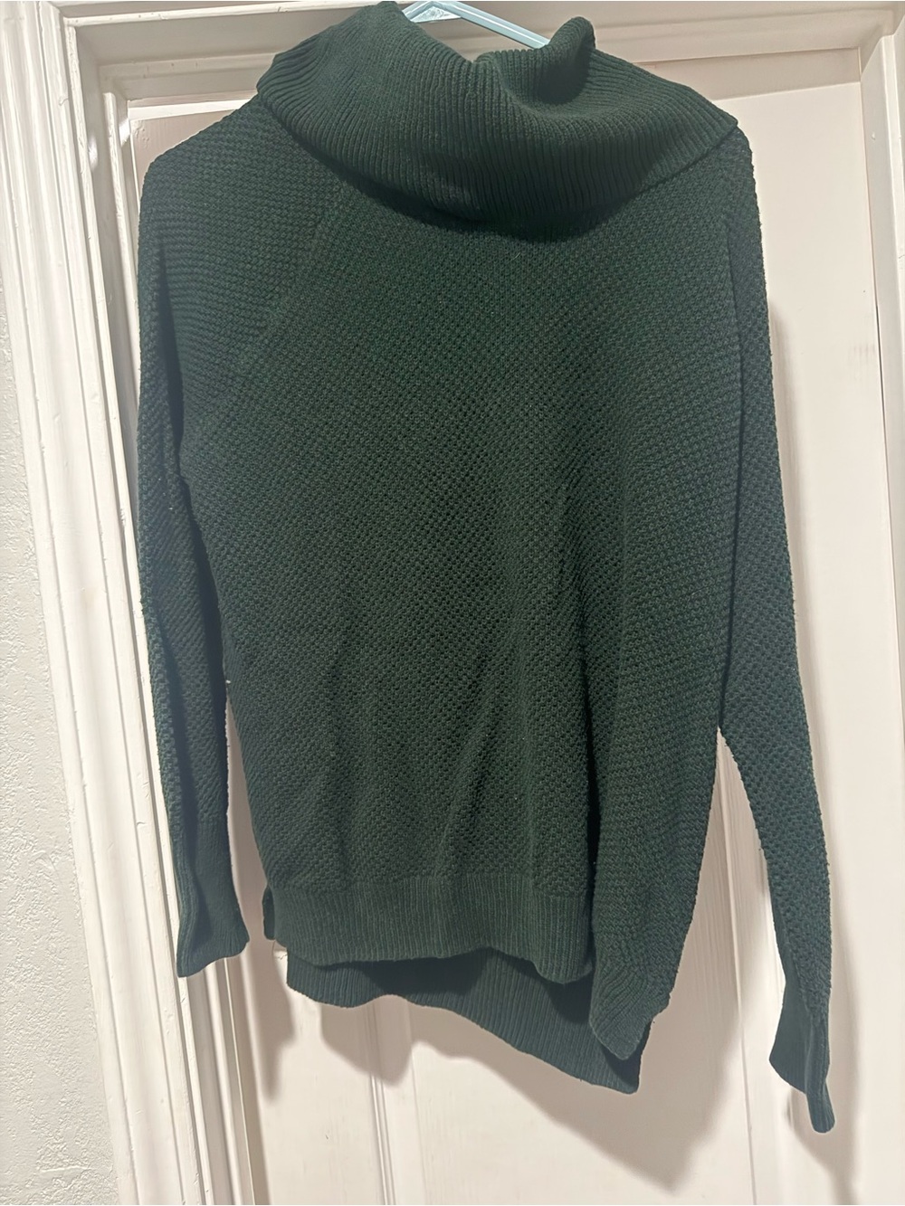Dark Green Women’s Cowl Neck Sweater
